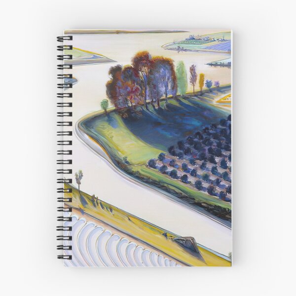 Item preview, Flatland River   1997 by Wayne Thiebaud - wayne thiebaud gallery designed and sold by namikikkik.