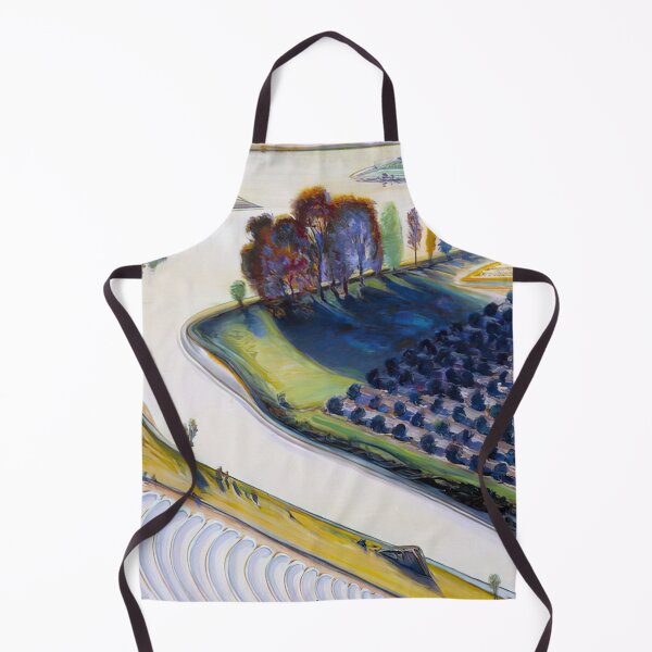 Item preview, Flatland River 1997 by Wayne Thiebaud - wayne thiebaud gallery designed and sold by namikikkik.
