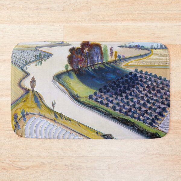 Item preview, Flatland River   1997 by Wayne Thiebaud - wayne thiebaud gallery designed and sold by namikikkik.