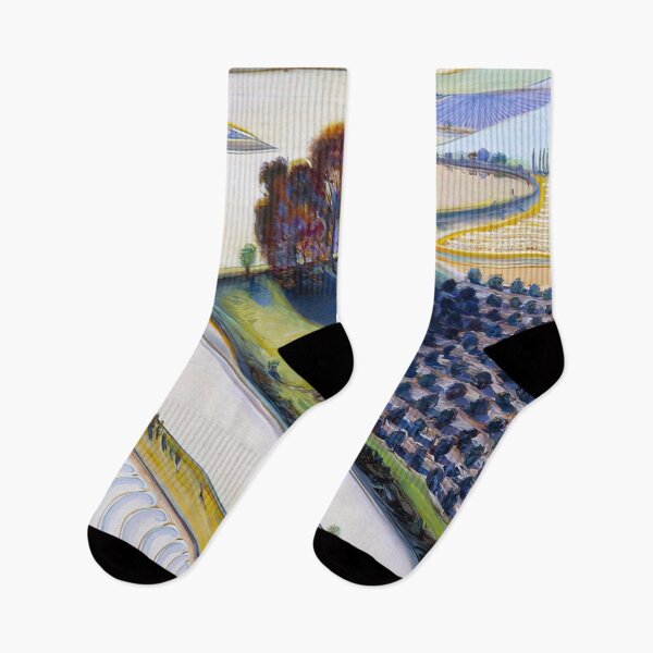 Item preview, Flatland River   1997 by Wayne Thiebaud - wayne thiebaud gallery designed and sold by namikikkik.