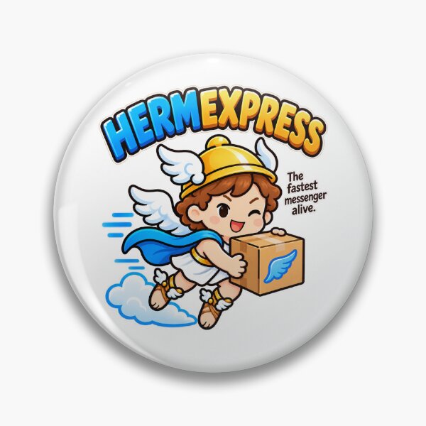 Item preview, Hermes HERMEXPRESS Funny Greek Mythology Pun designed and sold by Enoch-creator.