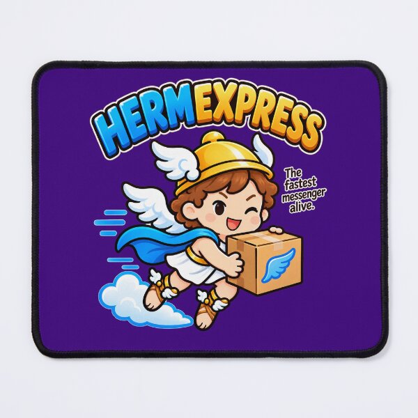Item preview, Hermes HERMEXPRESS Funny Greek Mythology Pun designed and sold by PUNserious.