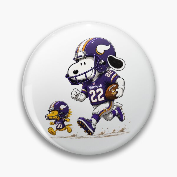 Item preview, Minnesota Vikings Funny Snoopy And Woodstock  designed and sold by Muraloscopia.