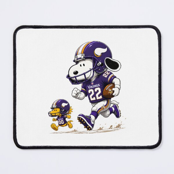 Item preview, Minnesota Vikings Funny Snoopy And Woodstock  designed and sold by Muraloscopia.
