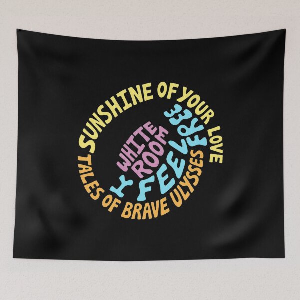 Item preview, Psychedelics Spirals Words - White Room-45 designed and sold by TinaFangcao.