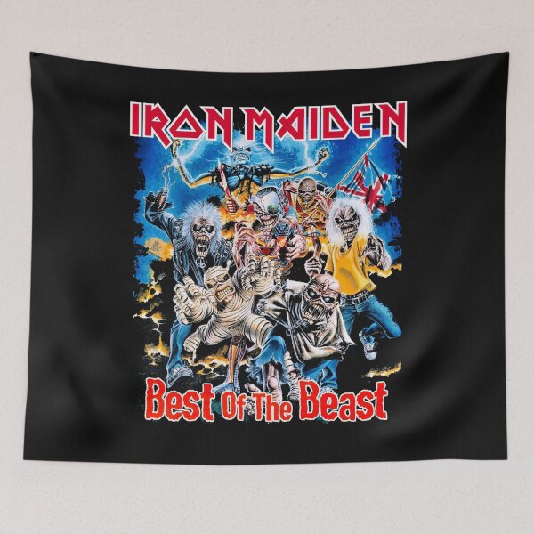 Item preview, The Bands Legends 90s Scary Irons Poster designed and sold by jendepolmu.