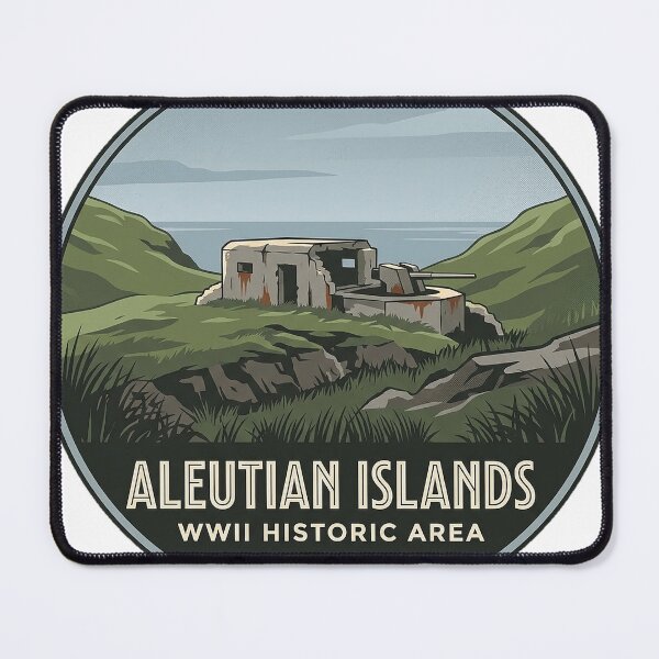 Item preview, Aleutian WWII National Historic Area Alaska Sticker designed and sold by DetourDgn.
