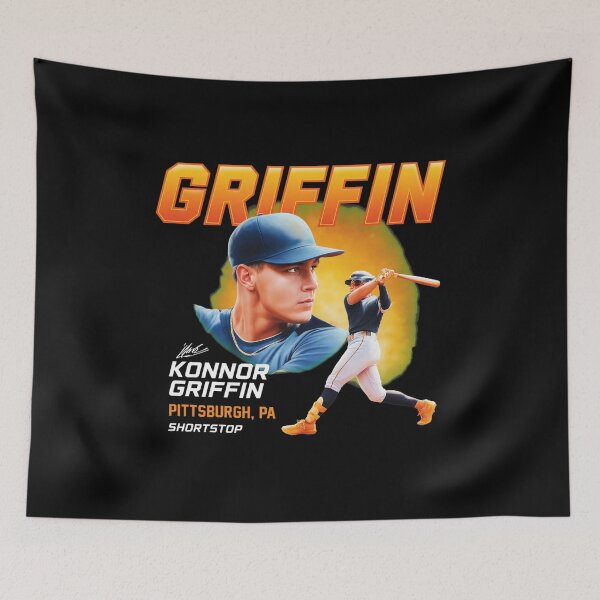 Item preview, Konnor Griffin Pittsburgh Baseball Retro Style designed and sold by CALECKWOOD12.