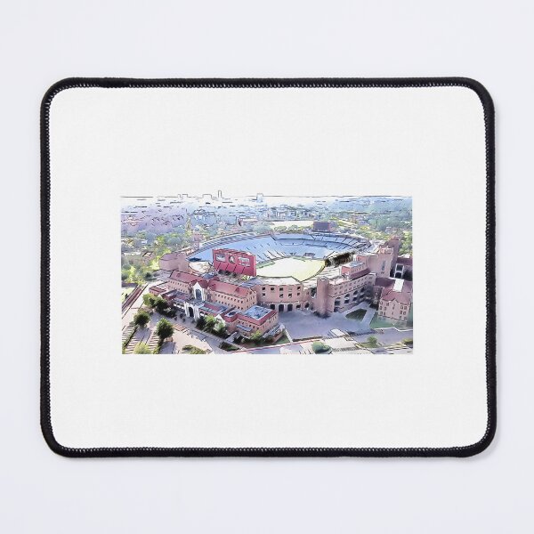 Item preview, Aerial Of The Doak Campbell Stadium In Tallahassee Florida - Pencil Sketch designed and sold by gr-arts.