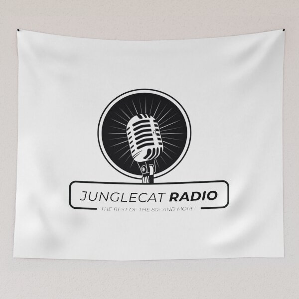 Item preview, junglecat radio black logo designed and sold by CandelariaFlo.