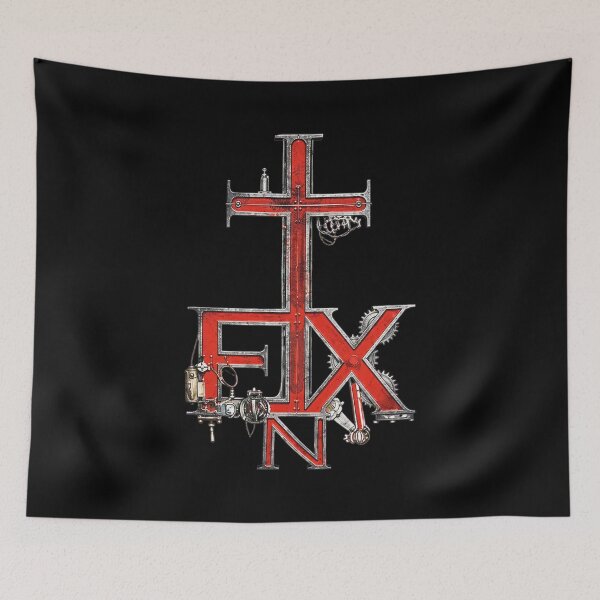 Item preview, Gothic Steampunks EXNS Monograms Cross Industrial designed and sold by CressidaRook.