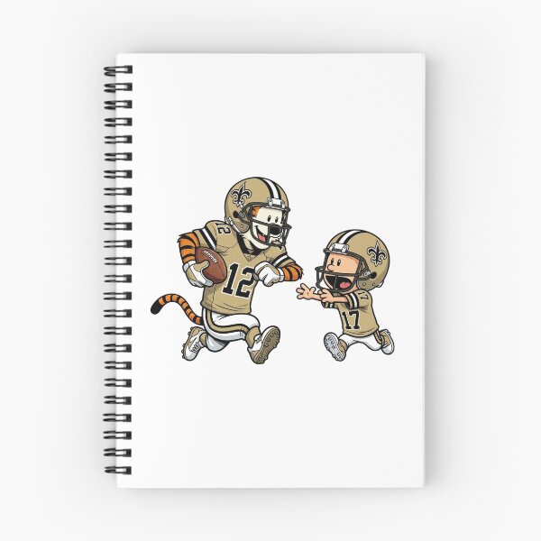 Item preview, Calvin And Hobbes Playing Football Fan New Orleans Team designed and sold by DamianRoy88.