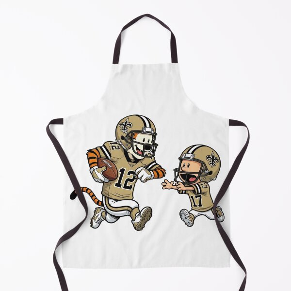 Item preview, Calvin And Hobbes Playing Football Fan New Orleans Team designed and sold by DamianRoy88.