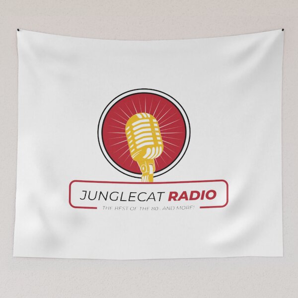 Item preview, junglecat radio red logo designed and sold by CandelariaFlo.