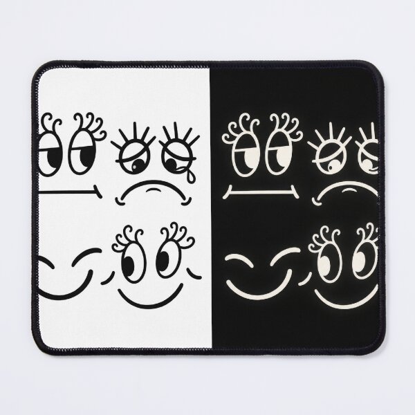 Item preview, Four Moods – Cute Doodle Faces. designed and sold by Marina Langer Wildlife Art..
