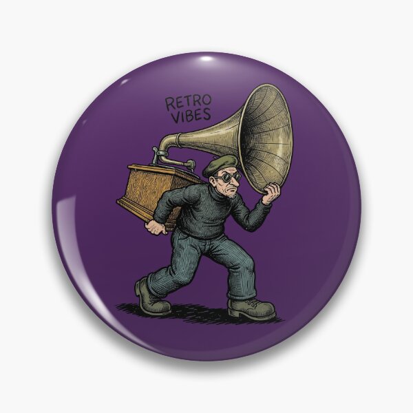 Item preview, Beatnik Boombox Gramophone: Vintage Underground Comix Music Art designed and sold by FreiherrPK.