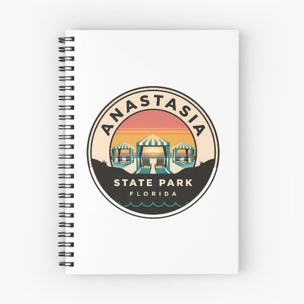 Item preview, Anastasia State Park Sunset Beach Cabanas Florida Sticker designed and sold by gr-arts.