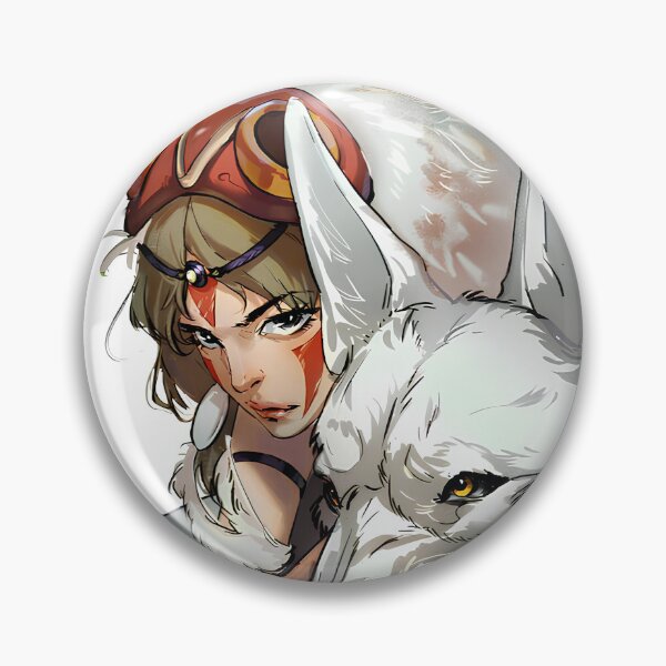 Item preview, scary wolf and girl [[momonokes's]] go -%[ghiblis]%- aways  designed and sold by liyavhushop.
