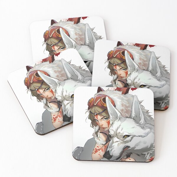 Item preview, scary wolf and girl [[momonokes's]] go -%[ghiblis]%- aways  designed and sold by liyavhushop.