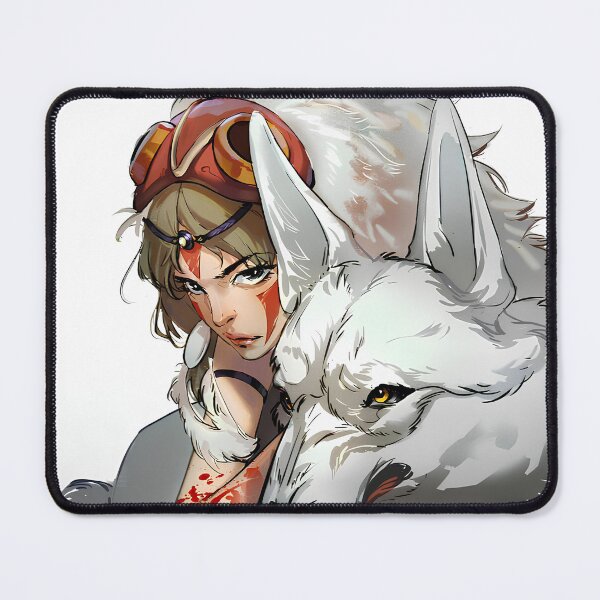 Item preview, scary wolf and girl [[momonokes's]] go -%[ghiblis]%- aways  designed and sold by liyavhushop.