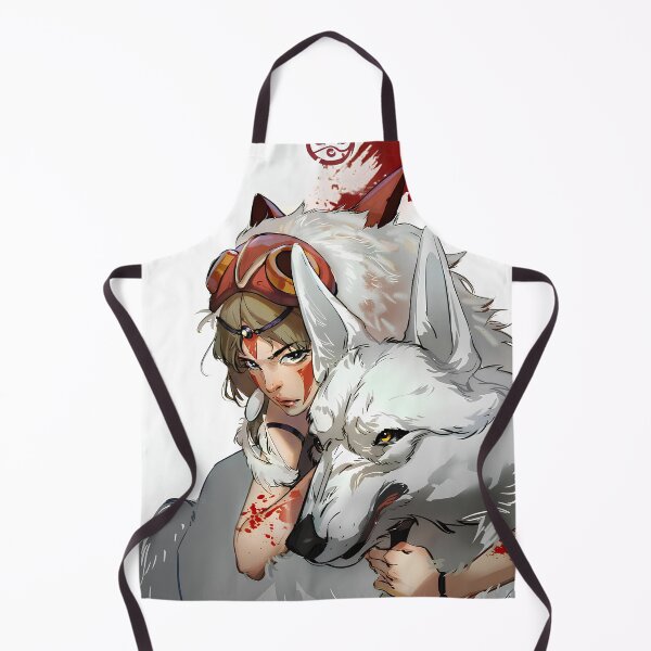 Item preview, scary wolf and girl [[momonokes's]] go -%[ghiblis]%- aways  designed and sold by liyavhushop.