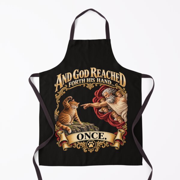 Item preview, And God Reached Forth His Hand… Once — Cat Attitude designed and sold by Sanctum Icons.