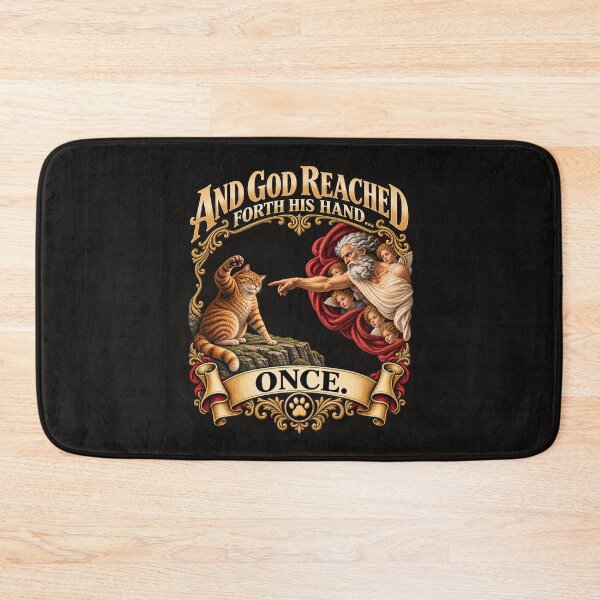 Item preview, And God Reached Forth His Hand… Once — Cat Attitude designed and sold by Sanctum Icons.
