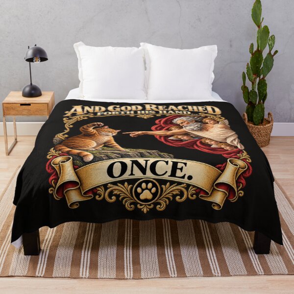 Item preview, And God Reached Forth His Hand… Once — Cat Attitude designed and sold by Sanctum Icons.