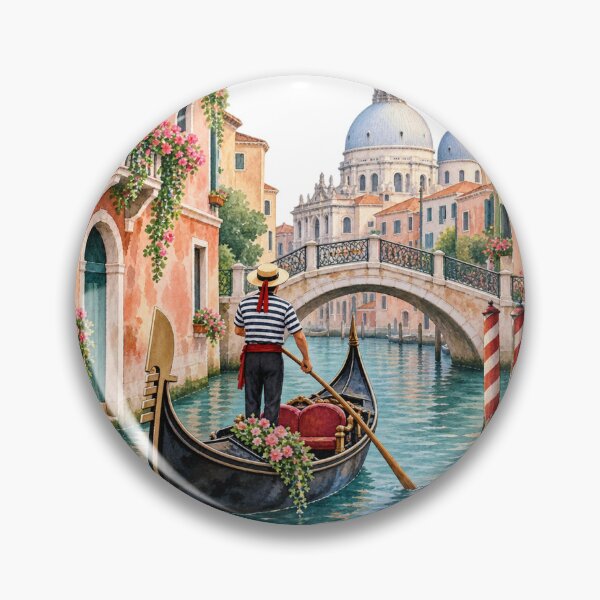Item preview, Gondola in the Venice Canal designed and sold by LongIslandDesgn.