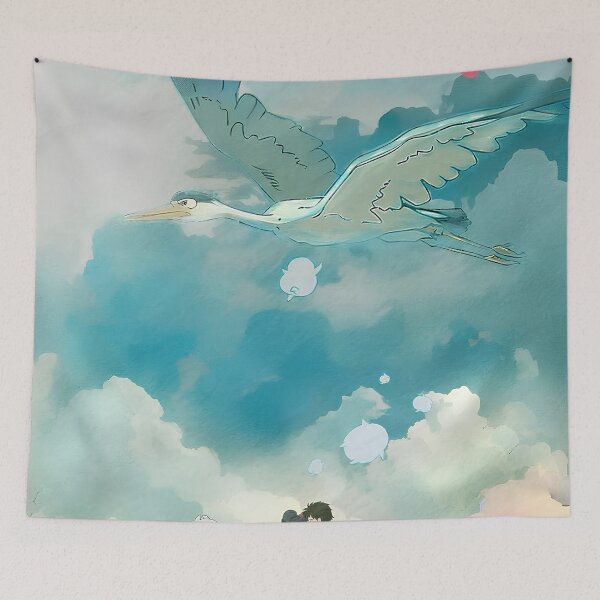 Item preview, Cute kawaii art boys [[theherons]] with -%[ghiblis]%- flying aways  designed and sold by liyavhushop.
