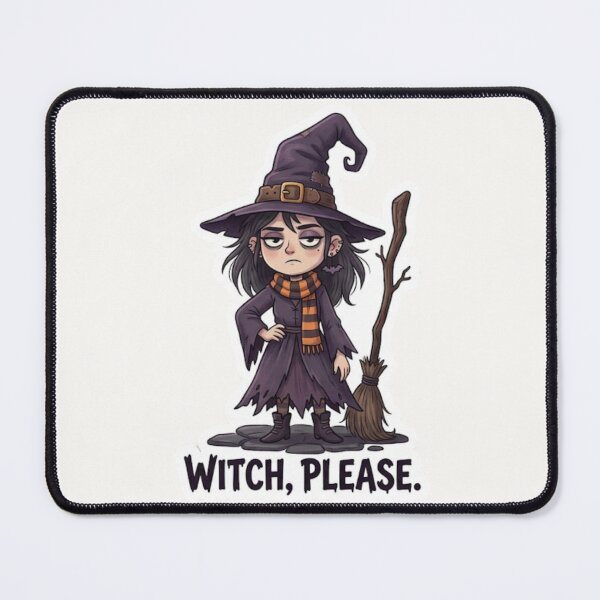 Item preview, Witch Please Halloween Witch Sticker designed and sold by Cerys-GS.