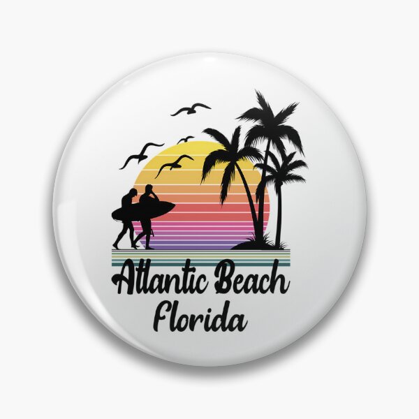 Item preview, Atlantic Beach Florida Retro Sunset designed and sold by gr-arts.