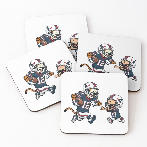 Item preview, Calvin And Hobbes Playing Football Fan  Houston Team designed and sold by DamianRoy88.