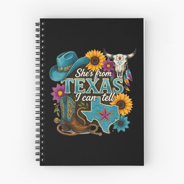 Item preview, She S From Texas I Can Tell Western Cowgirl designed and sold by DaveBevitt.