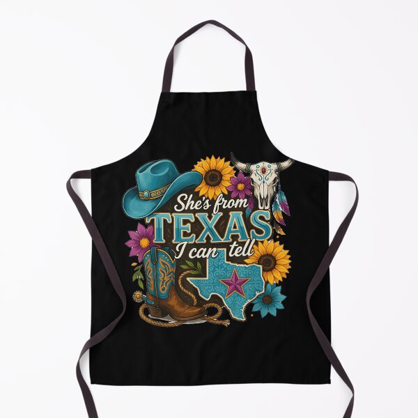 Item preview, She S From Texas I Can Tell Western Cowgirl designed and sold by DaveBevitt.