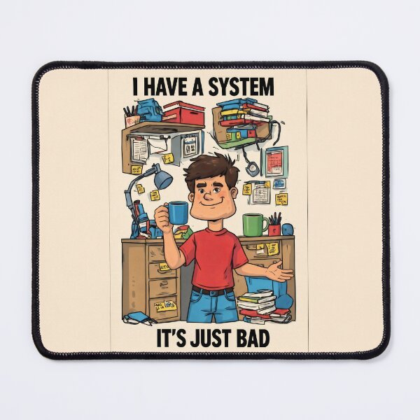 Item preview, I Have a System – It’s Just Bad | Funny Organization Humor designed and sold by davitabros.