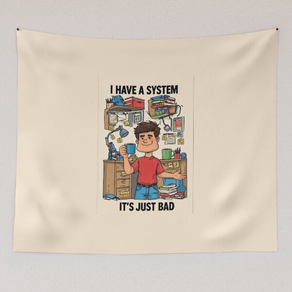 Item preview, I Have a System – It’s Just Bad | Funny Organization Humor designed and sold by davitabros.