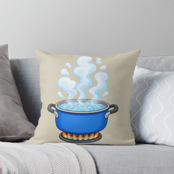 Item preview, Boiling Water Pot Illustration with Steam for Kitchen Lovers designed and sold by Theproxmrt.