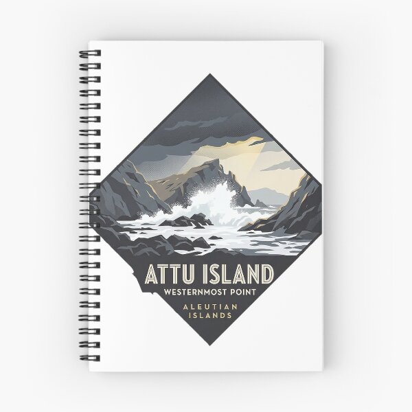 Item preview, Attu Island Westernmost Point Aleutian Alaska Sticker designed and sold by DetourDgn.