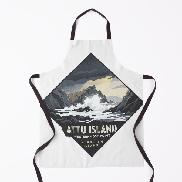 Item preview, Attu Island Westernmost Point Aleutian Alaska Sticker designed and sold by DetourDgn.
