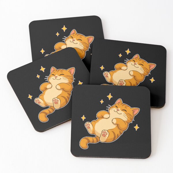 Item preview, Dancing Orange Tabby Kitten Cute Anime Art designed and sold by OlyvieArt.