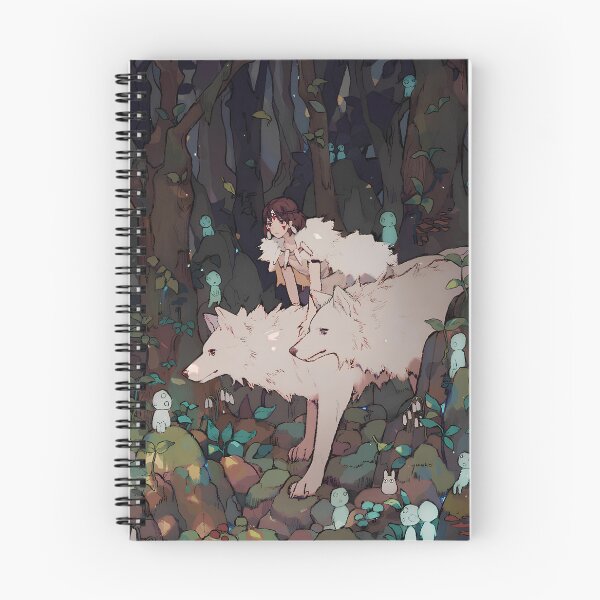 Item preview, Cute spirits wolf and girl [[kiki's]] go -%[ghiblis]%- aways  designed and sold by liyavhushop.
