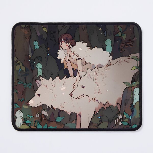 Item preview, Cute spirits wolf and girl [[kiki's]] go -%[ghiblis]%- aways  designed and sold by liyavhushop.