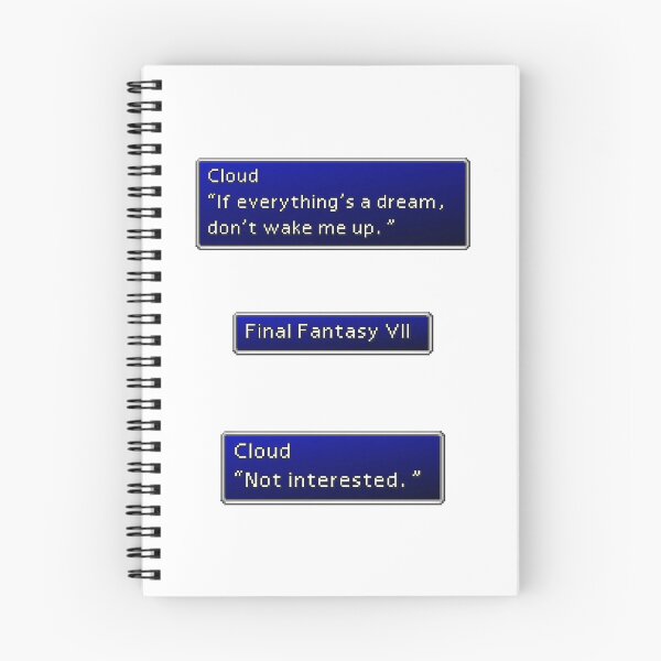 Item preview, Cloud Strife Quote Sticker Pack designed and sold by IconicNJs.