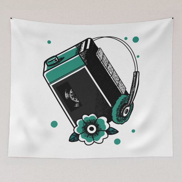 Item preview, music with headset - 90s vibe designed and sold by JamesLopeza.