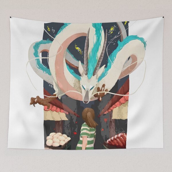 Item preview, kawaii girl [[kiki's]] and -%[ghiblis]%- dragon flying aways  designed and sold by liyavhushop.