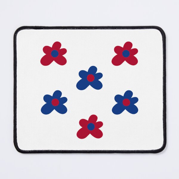 Item preview, Blue And Red Tyler Flowers designed and sold by gr-arts.