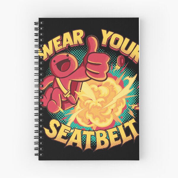 Item preview, Red Cartoon Guy Wear Your Seatbelt Art designed and sold by CALECKWOOD12.