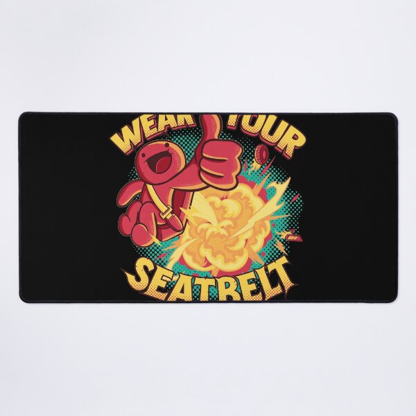 Item preview, Red Cartoon Guy Wear Your Seatbelt Art designed and sold by CALECKWOOD12.