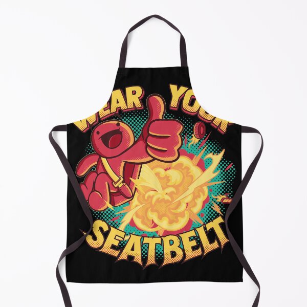 Item preview, Red Cartoon Guy Wear Your Seatbelt Art designed and sold by CALECKWOOD12.